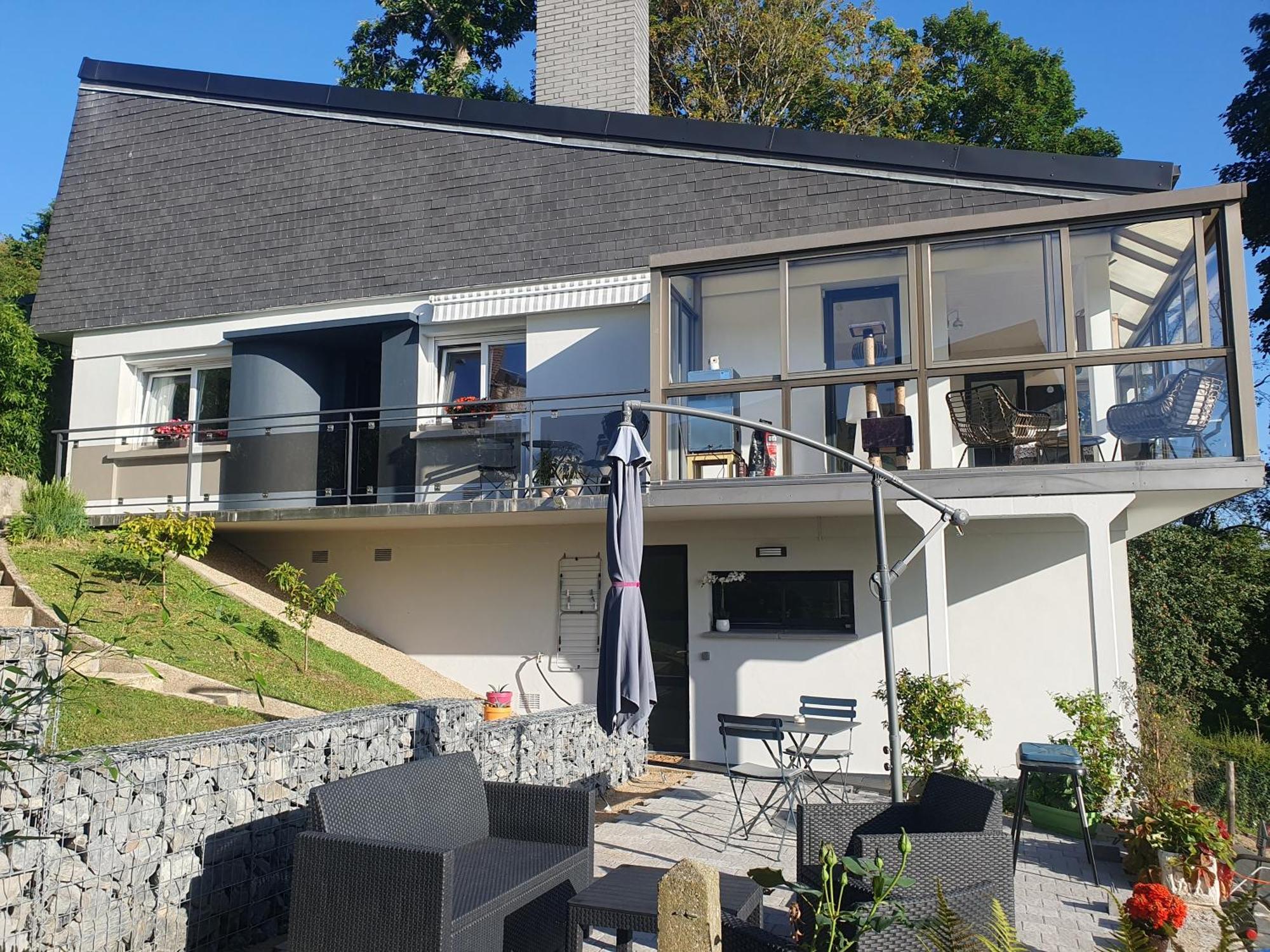 Du Haut Des Rives - Bel Appt Pour 4 Caudebec-en-Caux Exteriér fotografie